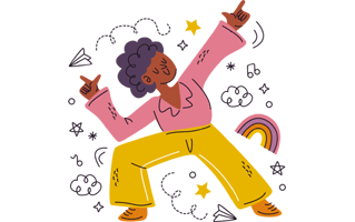 Dance Free Sticker PNG