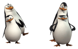 Dancing Penguin PNG