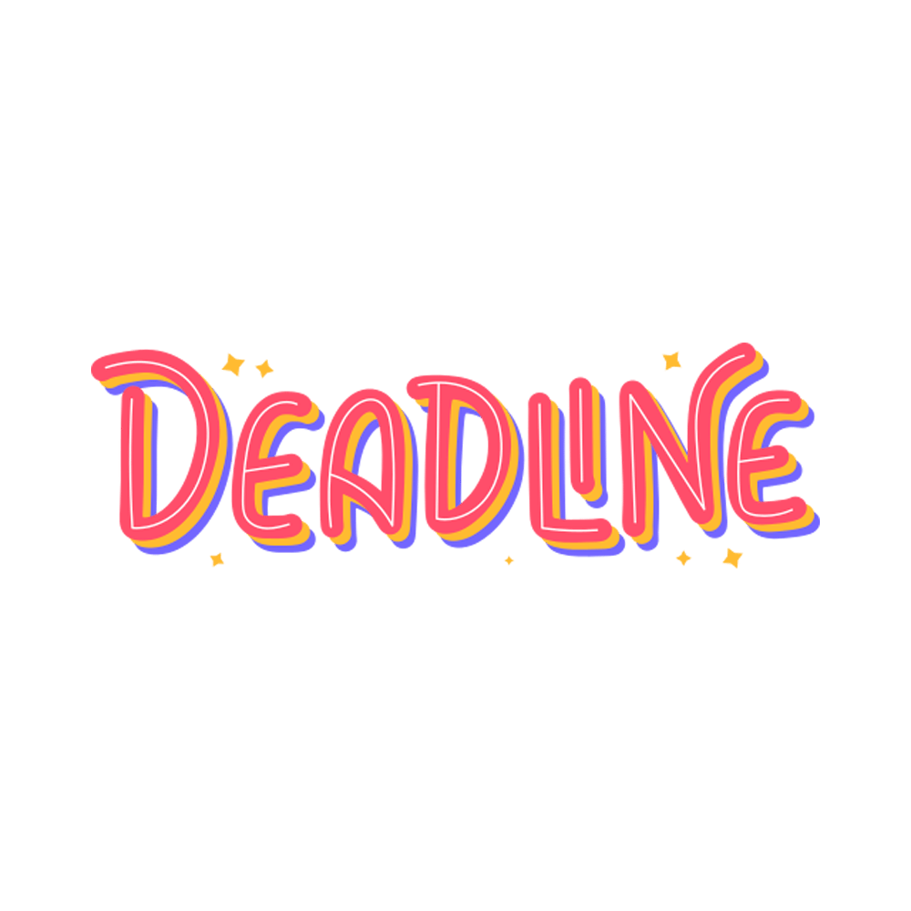 Deadline Free Sticker Transparent Picture