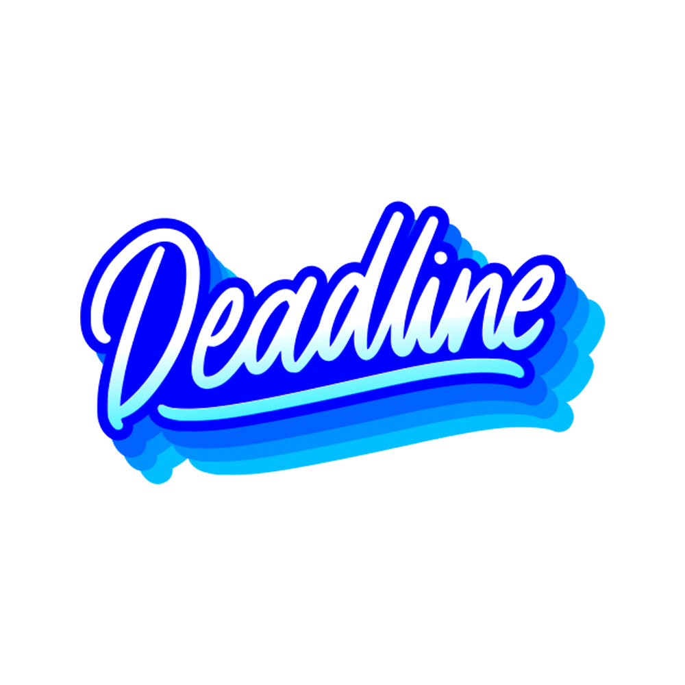 Deadline Free Sticker Transparent Gallery