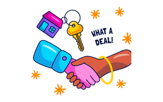 Deal Free Sticker PNG