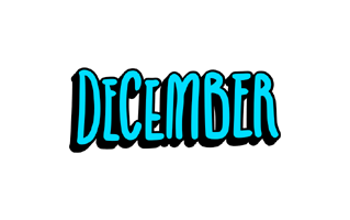 December Sticker PNG