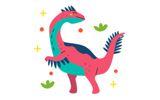 Deinonychus Sticker PNG