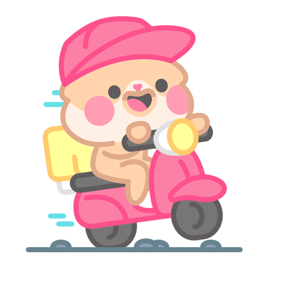 Delivery Bike Free Sticker Transparent Photo