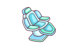 Dentist Chair Free Sticker PNG