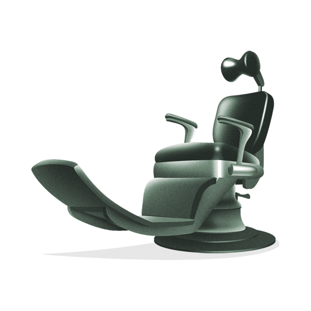 Dentist Chair Sticker Transparent Clipart