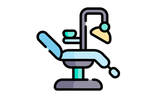 Dentist Chair Sticker PNG