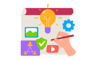 Development Plan Sticker PNG
