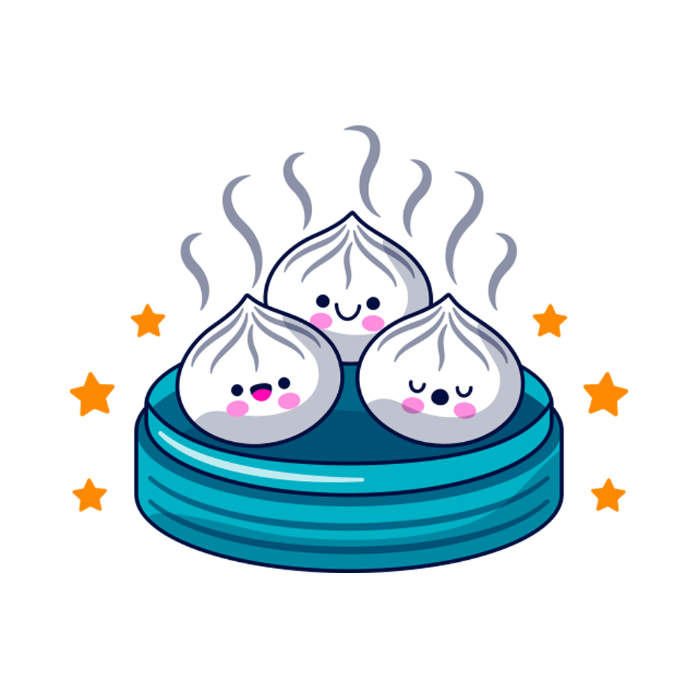 Dim Sum Free Sticker Transparent Image