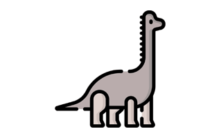 Diplodocus Free Sticker PNG