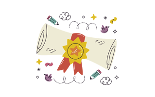 Diploma Free Sticker PNG