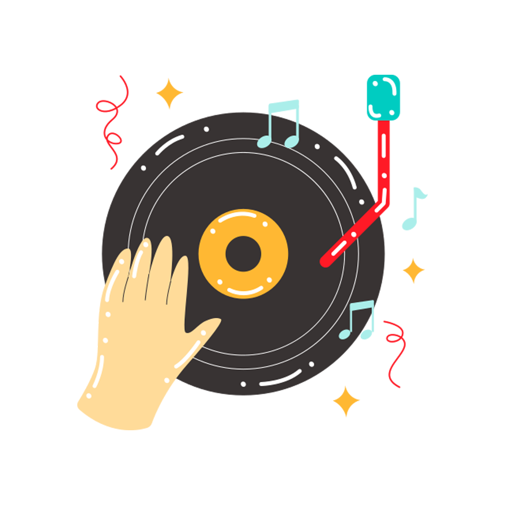 Dj Music Free Sticker Transparent Clipart