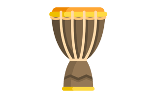 Djembe Sticker PNG
