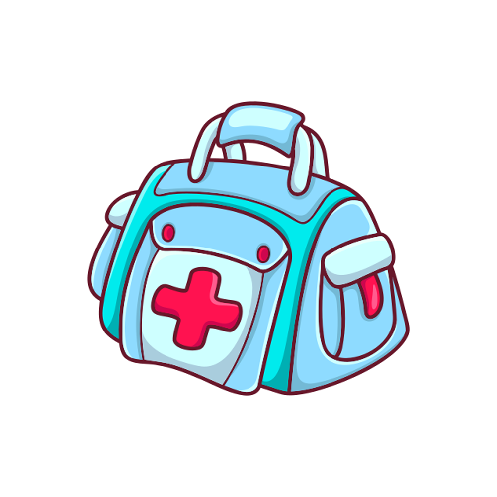 Doctor Bag Free Sticker Transparent Image