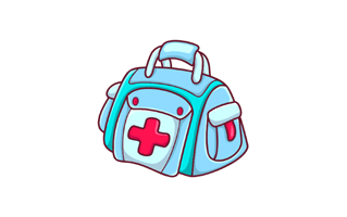 Doctor Bag Free Sticker PNG