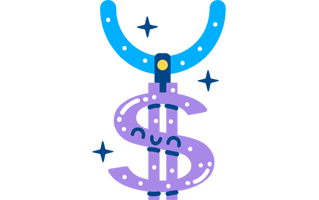 Dollar Sticker PNG