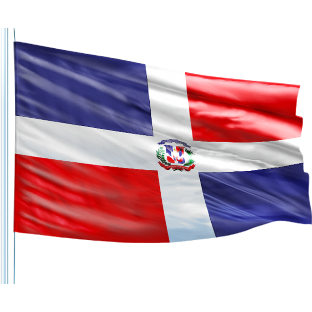 Dominican Republic Flag Transparent Image