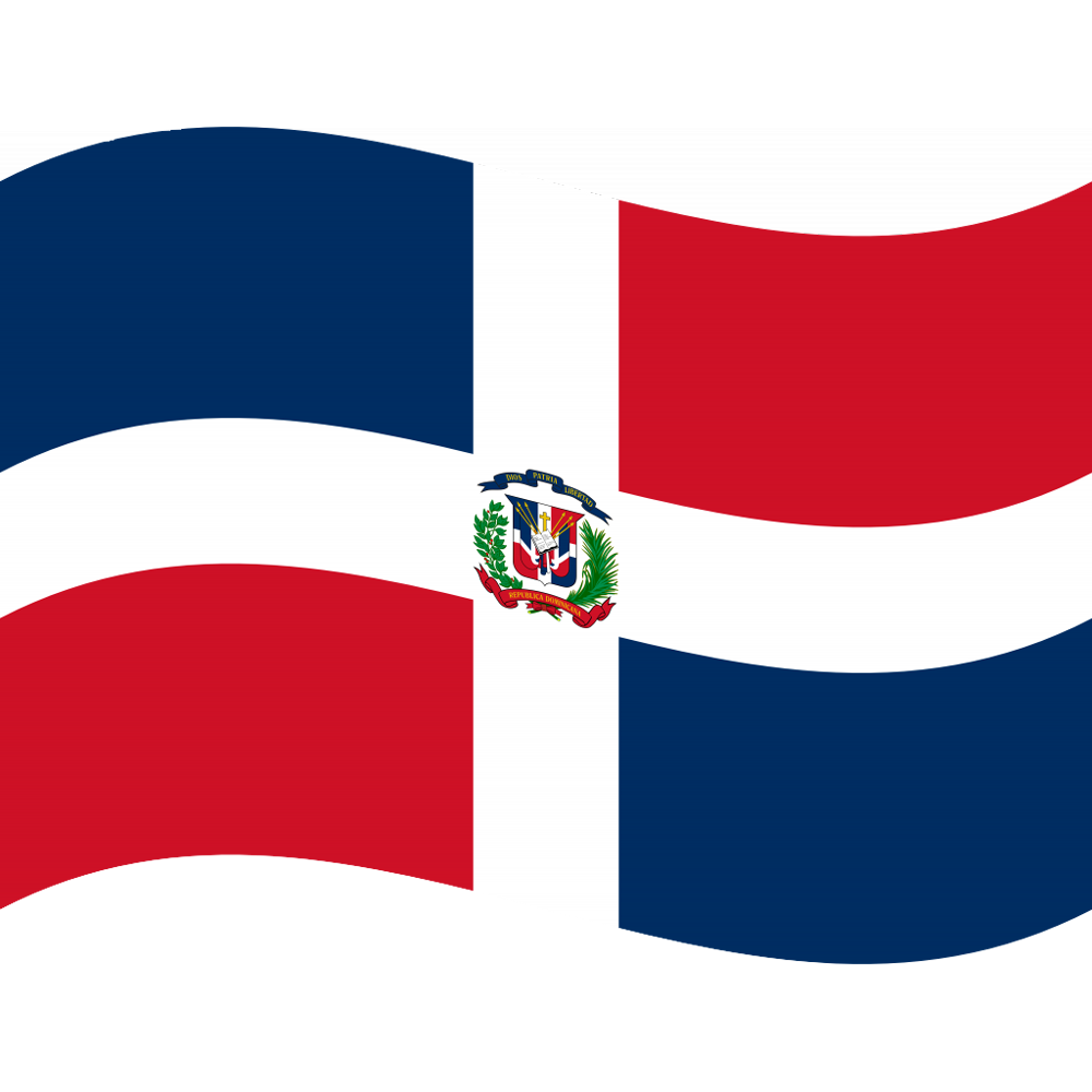 Dominican Republic Flag Transparent Picture