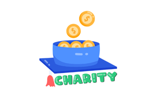 Donate Free Sticker PNG