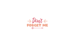 Dont Forget Free Sticker PNG