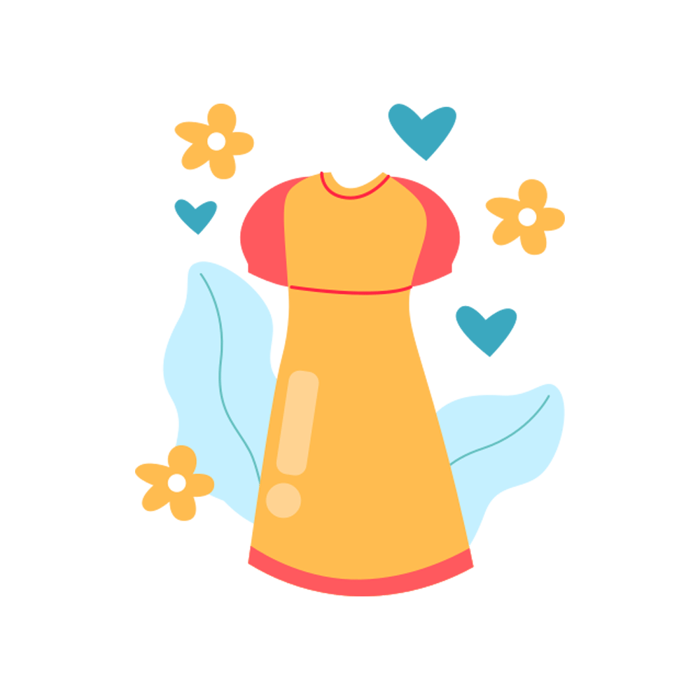 Dress Free Sticker Transparent Picture
