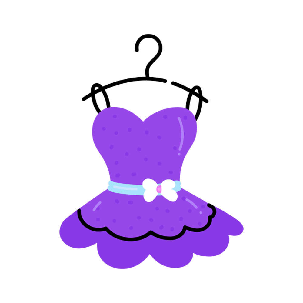 Dress Free Sticker Transparent Clipart