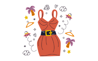 Dress Free Sticker PNG