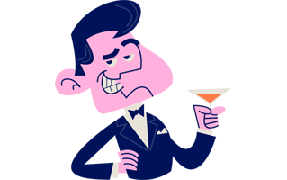 Drunk Sticker PNG