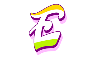 E Free Sticker PNG