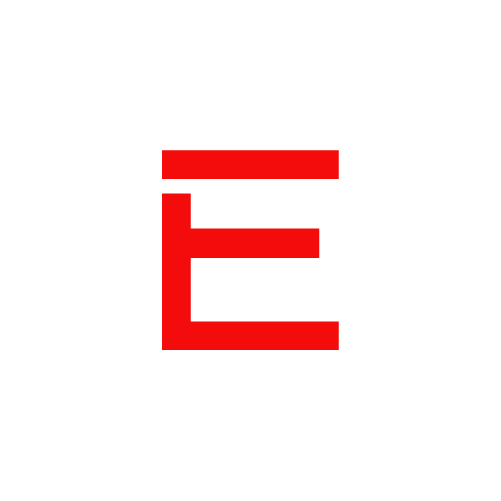 E Alphabet Red Transparent Image
