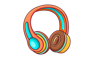 Earphone Sticker PNG