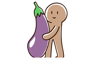 Eggplant Free Sticker PNG