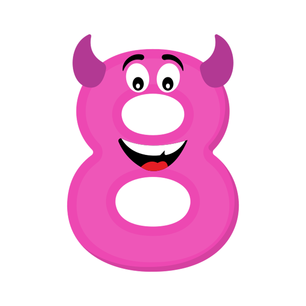 Eight Free Sticker Transparent Picture