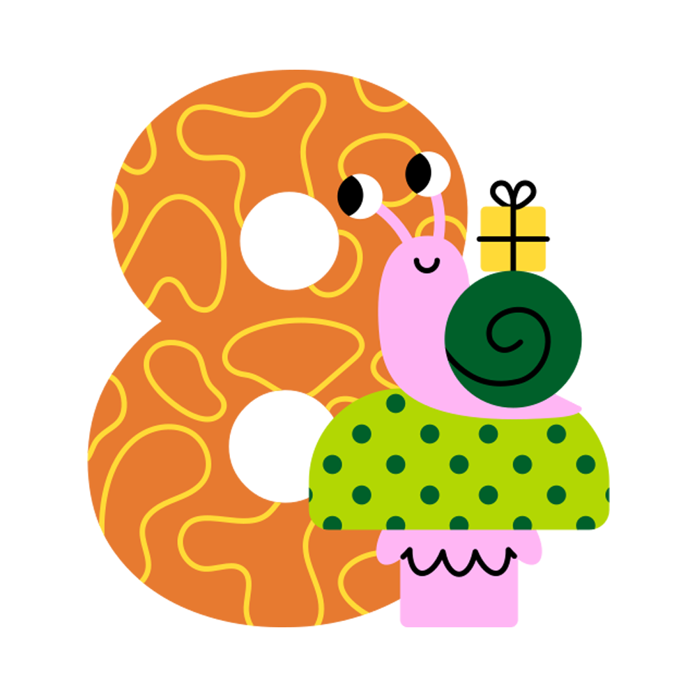 Eight Free Sticker Transparent Gallery