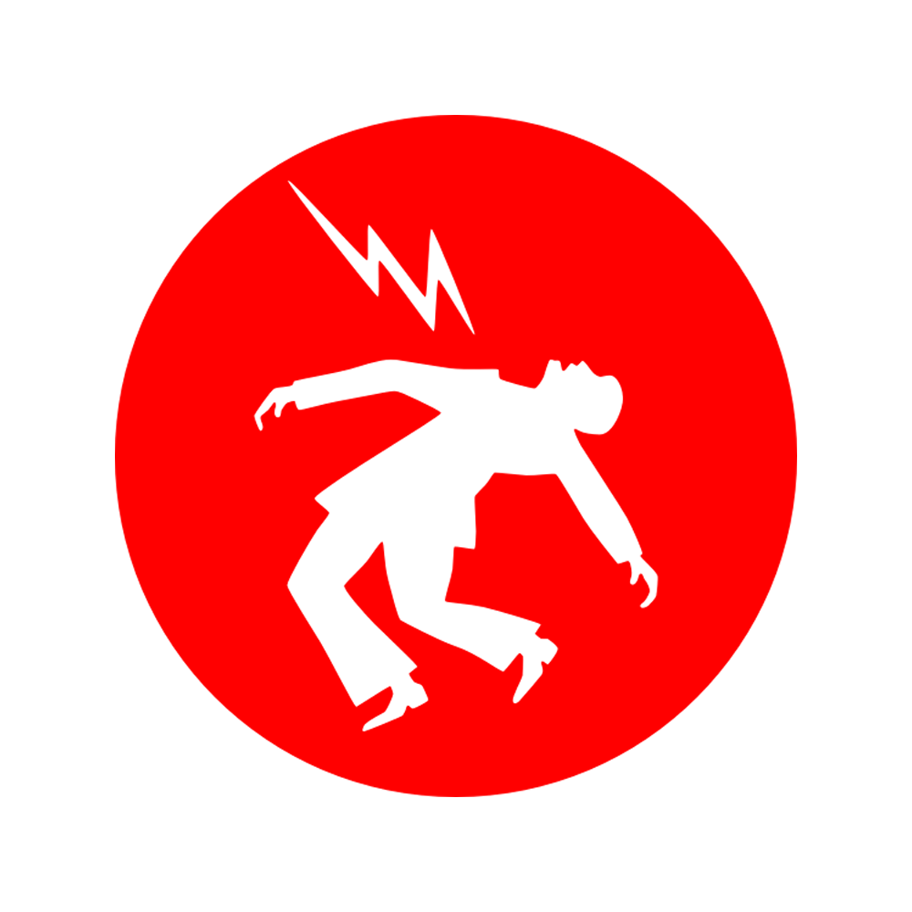 Electric Shock Free Sticker Transparent Image