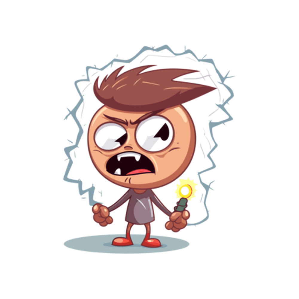 Electric Shock Free Sticker Transparent Clipart