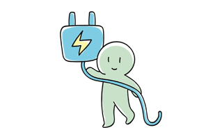 Electricity Free Sticker PNG