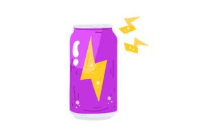 Energy Drink Free Sticker