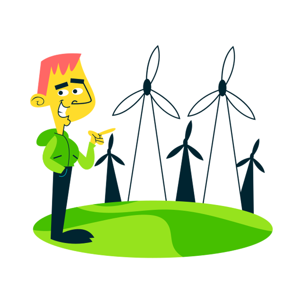 Eolic Energy Free Sticker Transparent Clipart