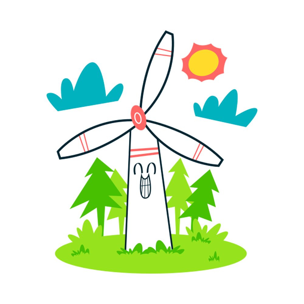 Eolic Energy Free Sticker Transparent Gallery