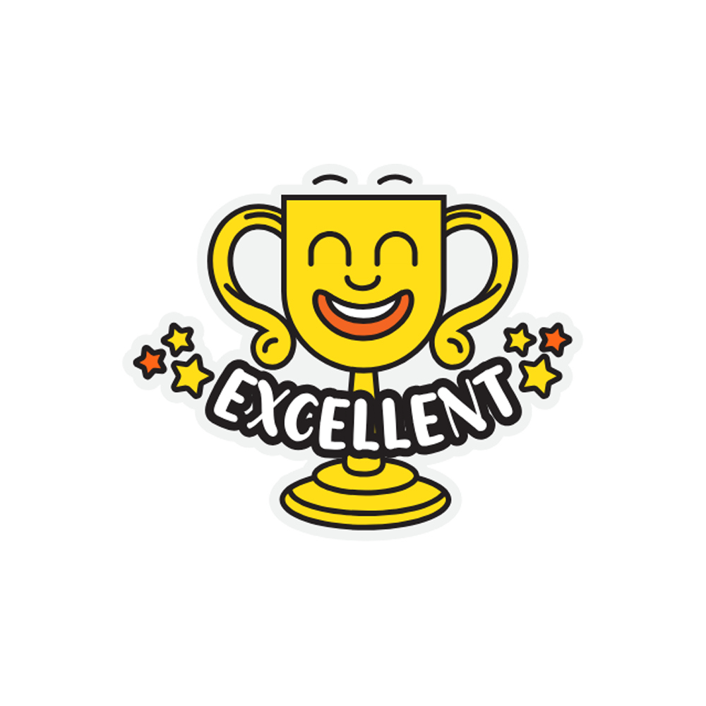 Excellent Sticker Transparent Clipart