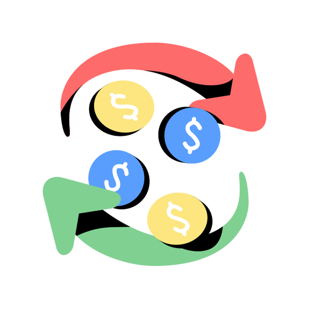 Exchange Free Sticker Transparent Gallery
