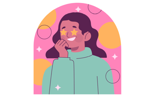 Excited Sticker PNG