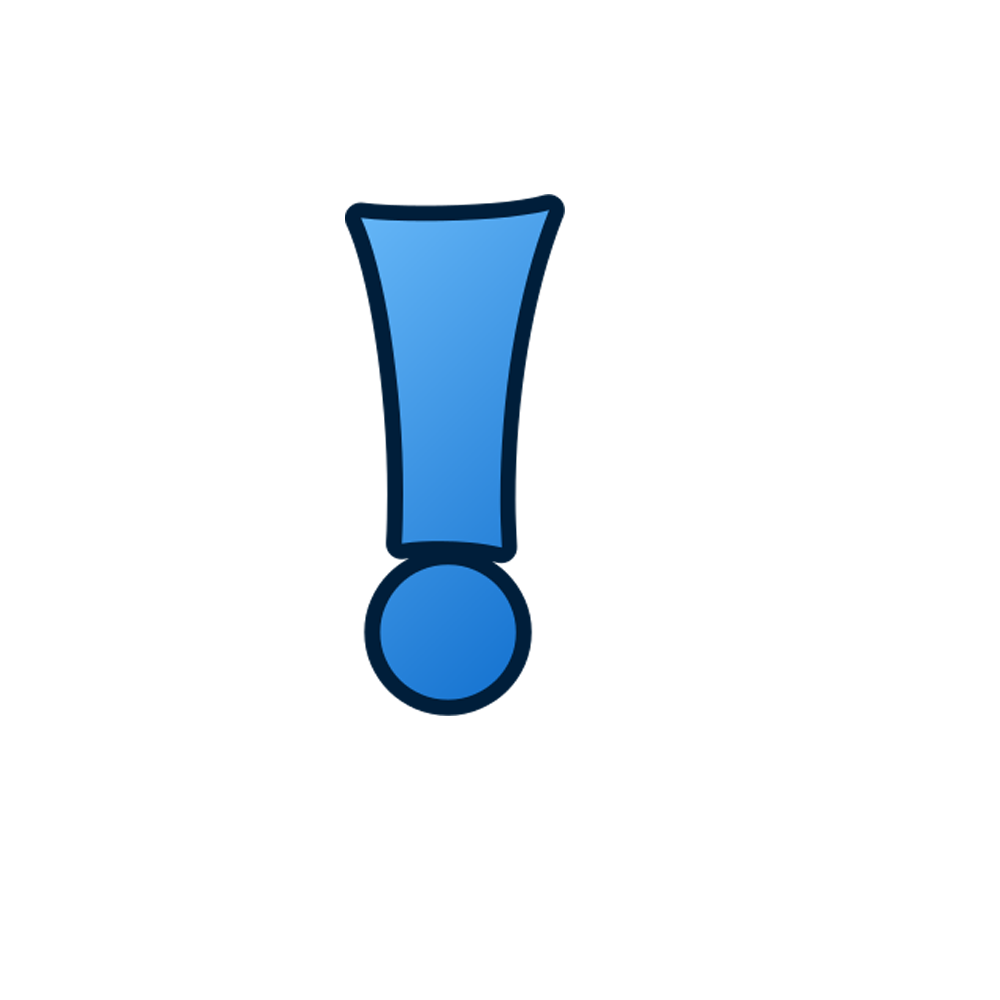 Exclamation Mark Free Sticker Transparent Clipart