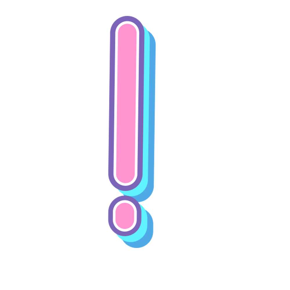 Exclamation Mark Free Sticker Transparent Gallery