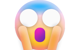Face Screaming In Fear PNG