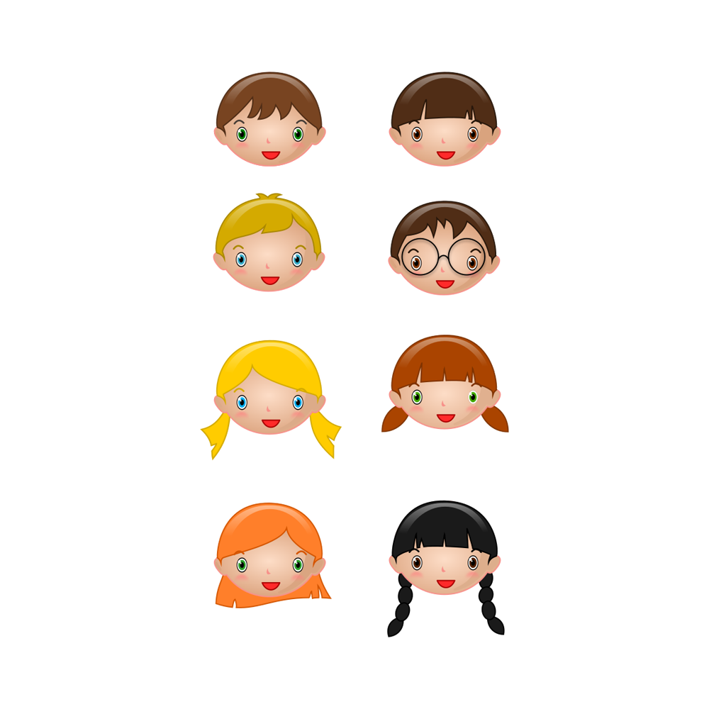 Faces Transparent Image