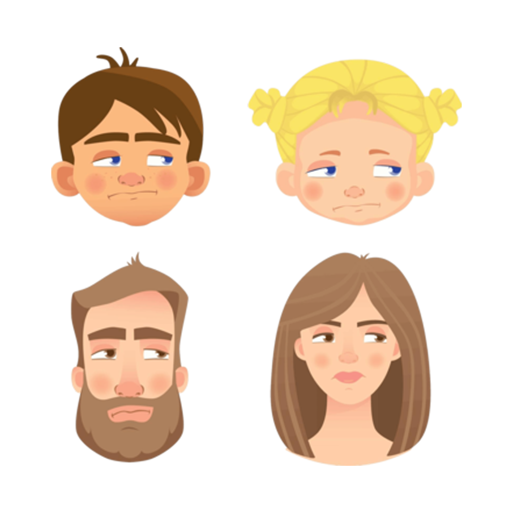 Faces Transparent Photo