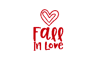 Fall In Love Free Sticker PNG