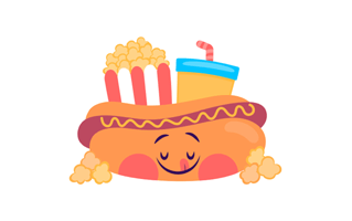 Fast Food Sticker PNG
